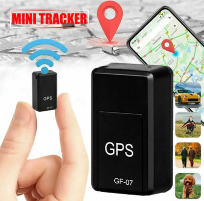 GF-07 Mini GPS Tracker – Rechargeable Real-Time Car & Bike Tracking Device with Voice Monitoring (With Box)