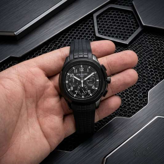 Chronograph Mens Watch With Rubber Strap Stylish Sports Design Non Waterproof Without Box