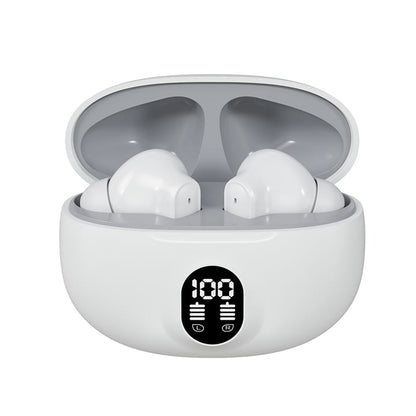 895B Wireless Bluetooth Earbuds with LED Display – Stereo Earbuds, Bluetooth 5.3, Type-C Fast Charging, Mic for Android & iPhone (Random Color)